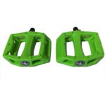 PEDAL BMX FIBRA/CRMO  9/16 100*110*28MM VERDE