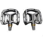PEDAL CROSTER KP-M80 GRIS ALUM, ROD. ROLLER. 101X103MM
