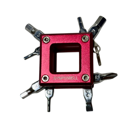 LLAVE 8 EN 1  FG-01C ALLEN 2-6 PH2 CUADRADO ROJO SYNPOWELL