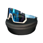 LENTE POLARIZADO AZUL GRIS AJUSTABLE CAJA  MAS LOGO