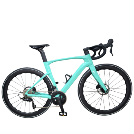 Bicicleta Ruta Twitter Cyclone-3rd Carbono Cyan