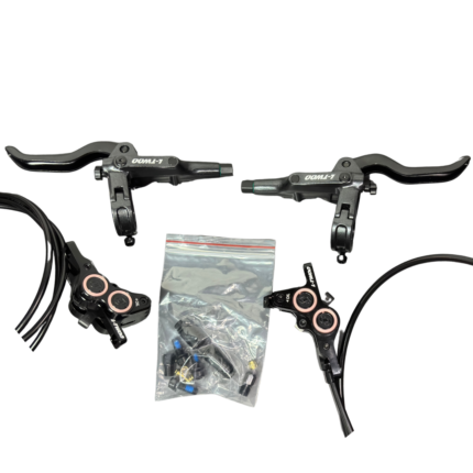 KIT FRENOS HIDRAULICOS LTWOO 4 PISTONES 2 DEDOS