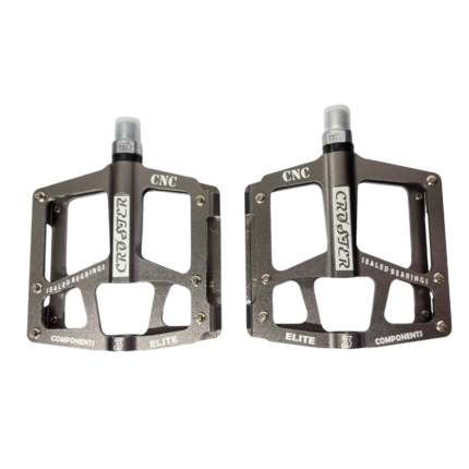 PEDAL CROSTER KP-308 GRIS CNC, 3 ROD. SELLADO 106X110M