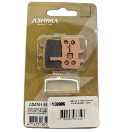 PASTILLAS DE FRENO P  AVID JUICY CARBON 3 5 7 AD0701 SINTETI