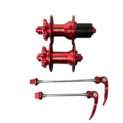 MAZAS VENZO MTB ROJO PAR ALUM 6031 32H EJE QR