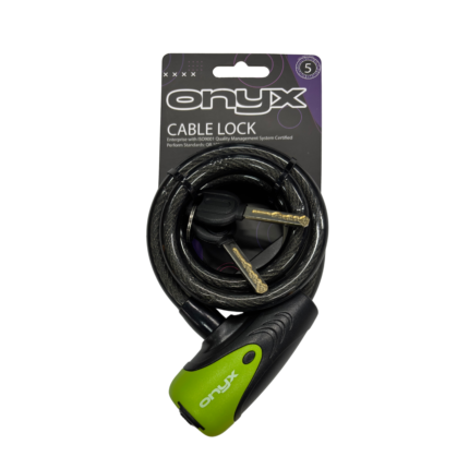 CABLE LOCK TY568 12X1000MM VERDE ONYX PACKING